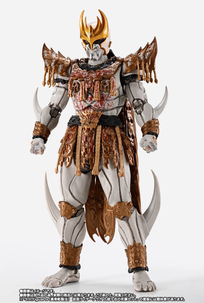 SHFiguarts Kamen Rider Kuuga's Ultimate Form and Unidentified Lifeform No. 0 En Daguba Jeba Final Fight Scene