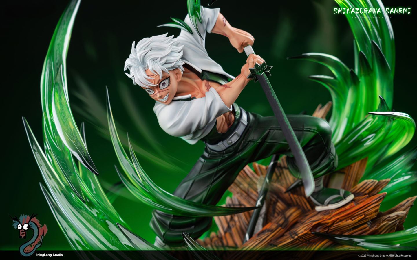 Wind Hashira Sanemi Shinazugawa - Demon Slayer