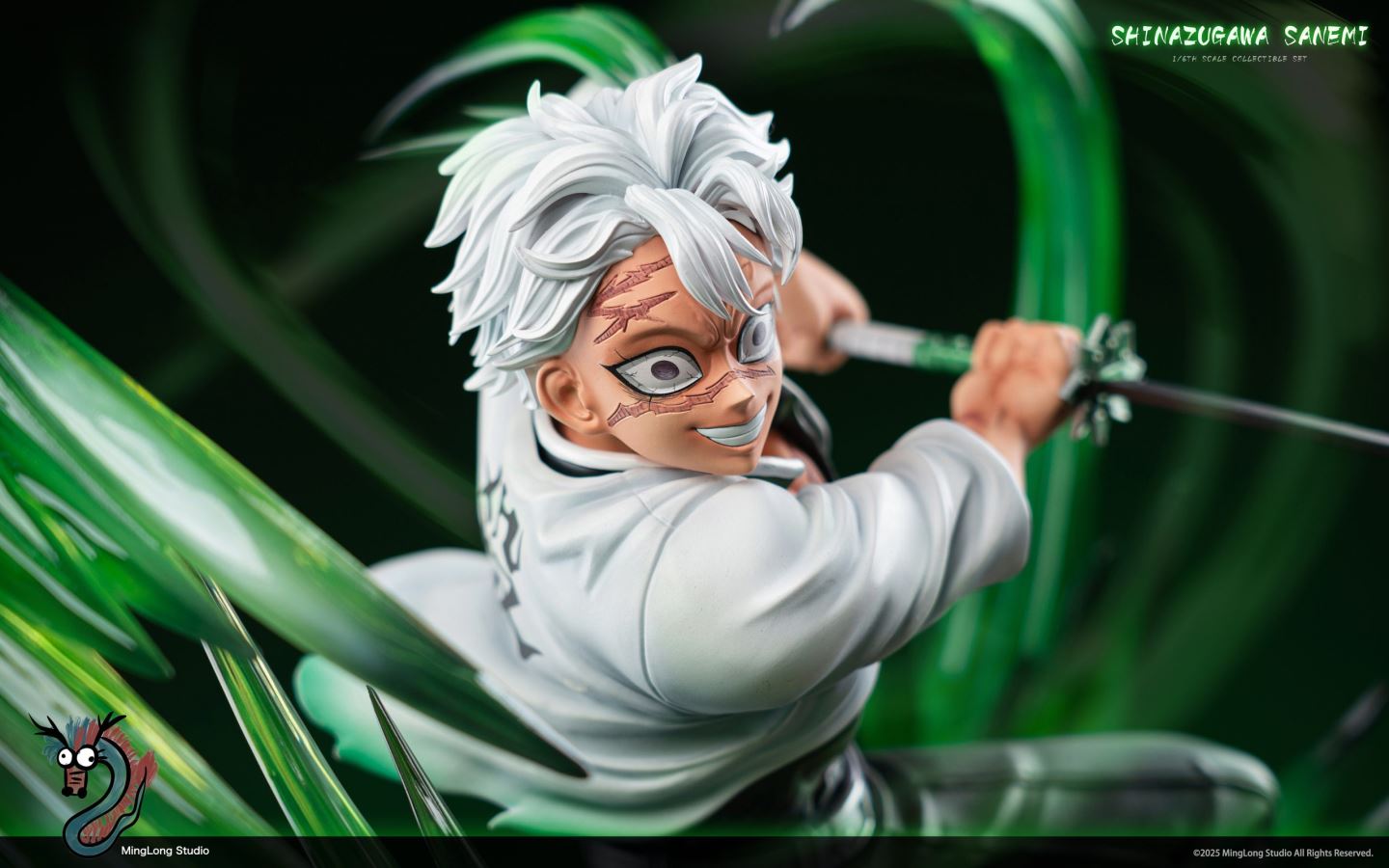 Wind Hashira Sanemi Shinazugawa - Demon Slayer