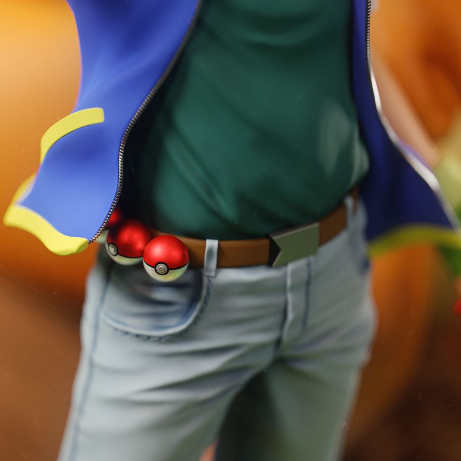 Ash Ketchum & Red Charizard - Pokemon