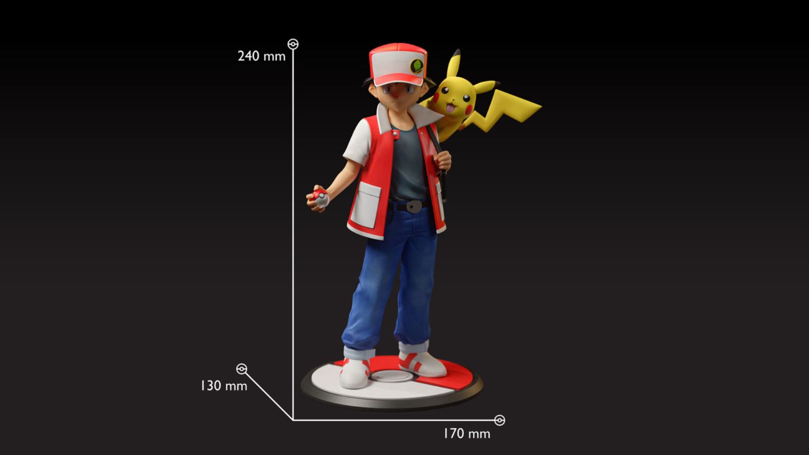 Ash Ketchum & Red Charizard - Pokemon