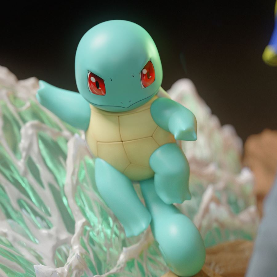 Ash Ketchum & Red Charizard - Pokemon