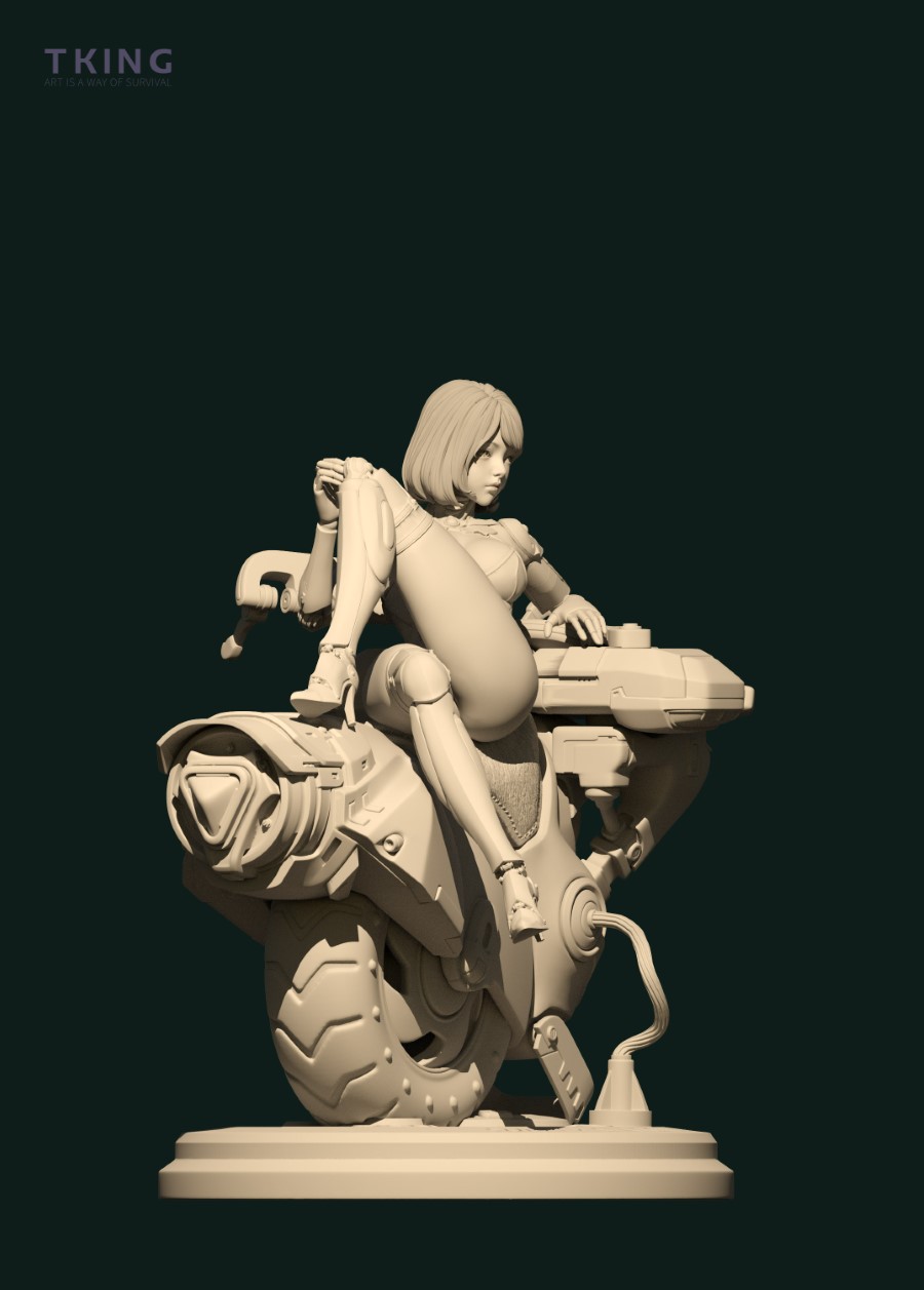 Lucy GK White Model - Cyberpunk: Edgerunners