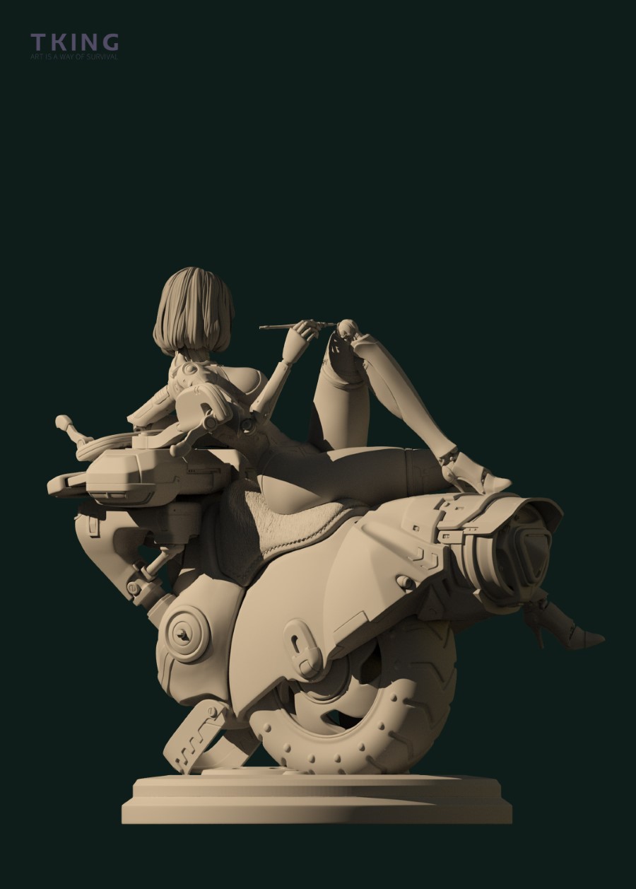 Lucy GK White Model - Cyberpunk: Edgerunners