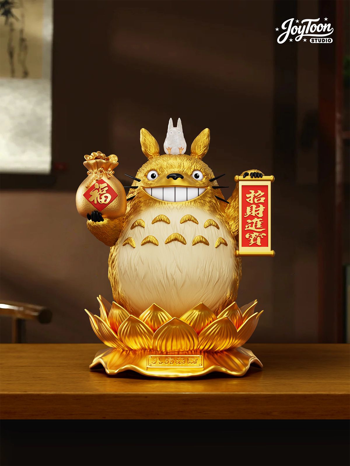 Wealth Attraction Golden Totoro