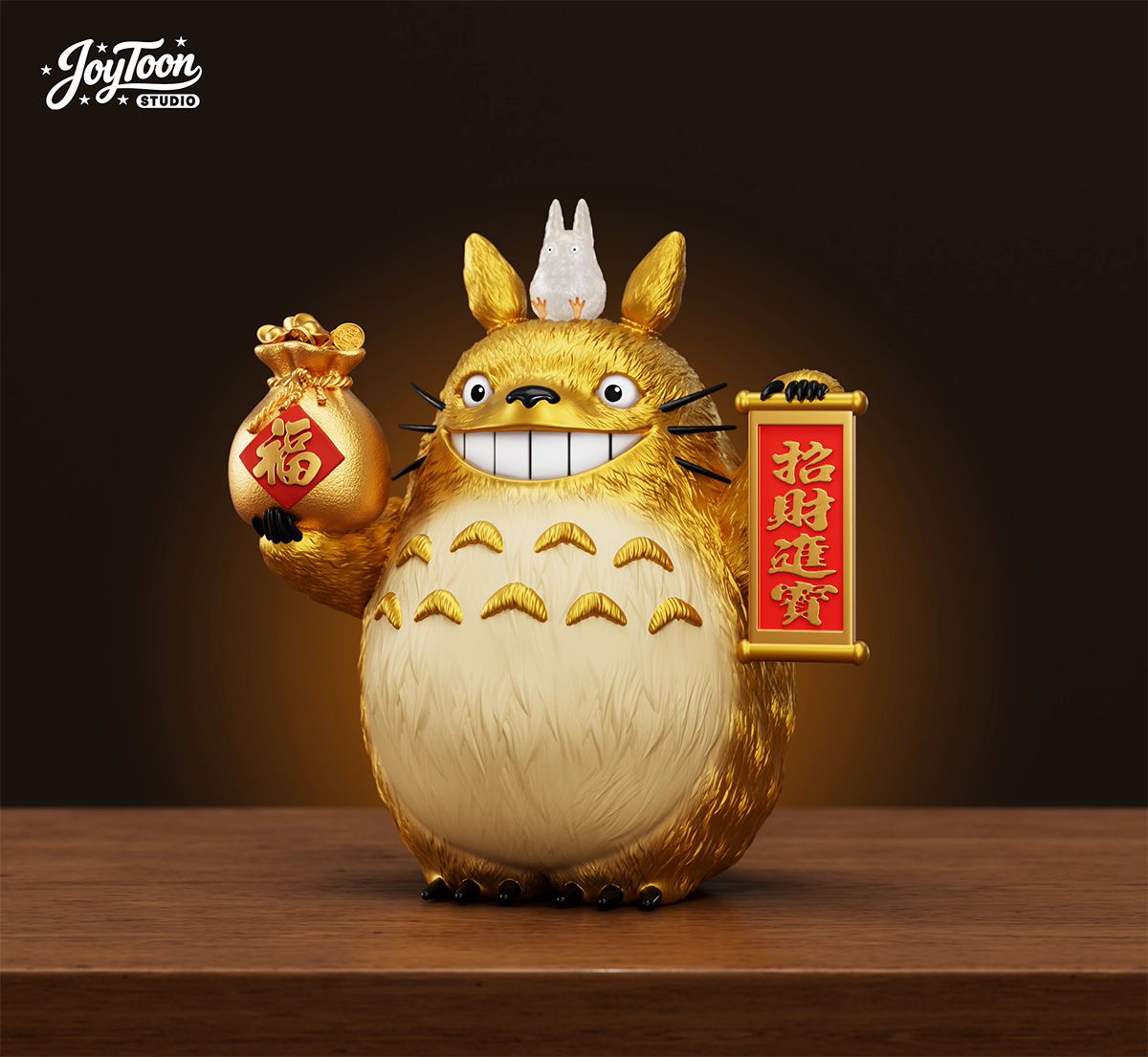 Wealth Attraction Golden Totoro