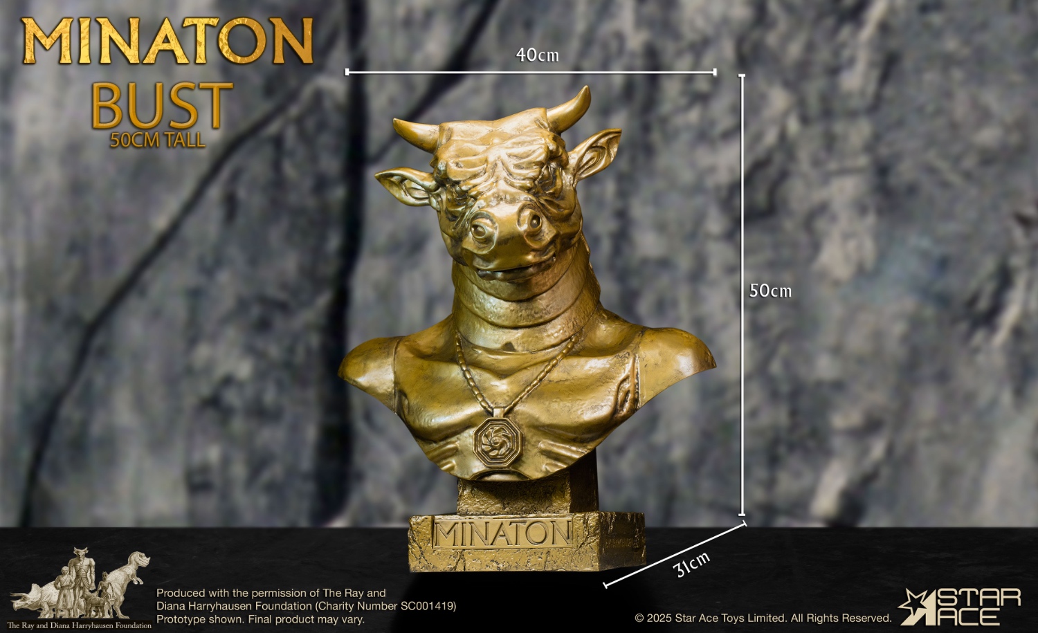 Ray Harryhausen - Minaton Bust