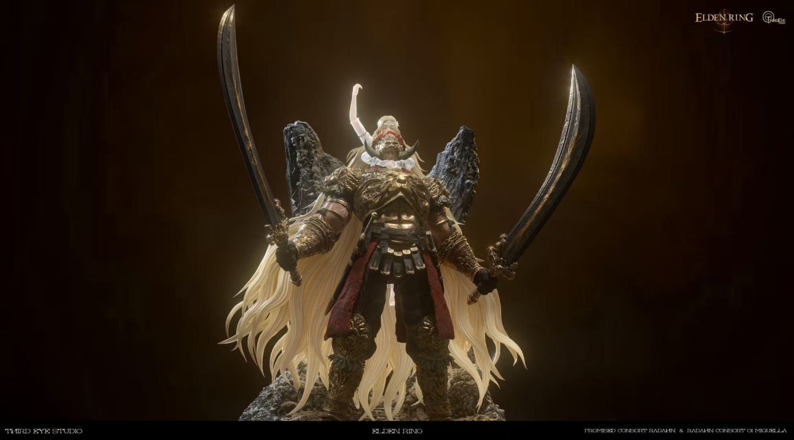 Promised Consort Radahn & Radahn Consort of Miquella - Elden Ring