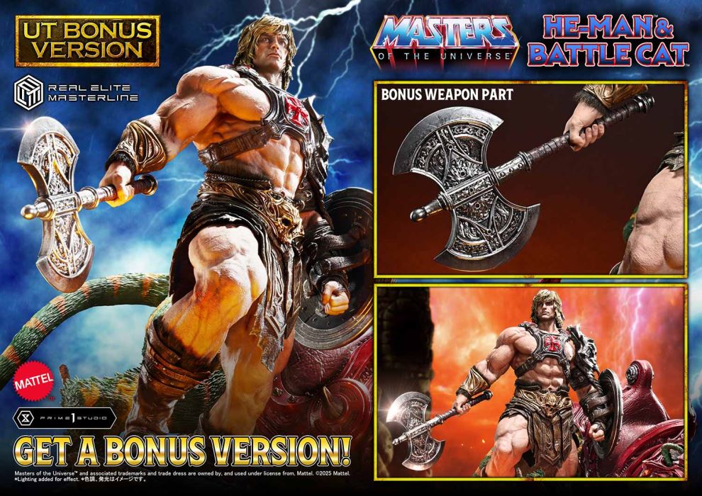 Masters of the Universe He-Man & Battle Cat Ultimate Version 