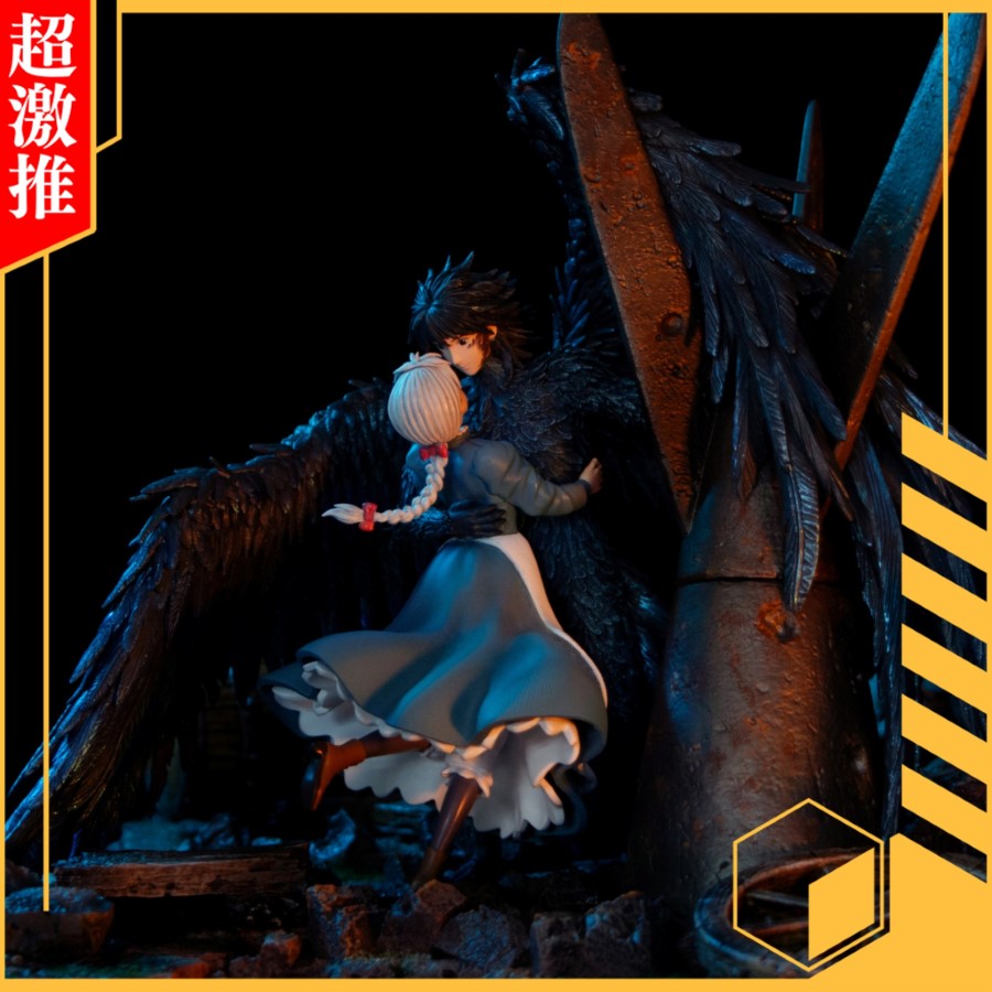 Howl & Sophie‘s embrace - Howl's Moving Castle