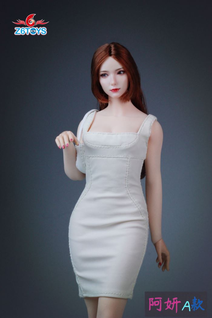 Asian youthful beauty head sculpture [ZC018] 1/6