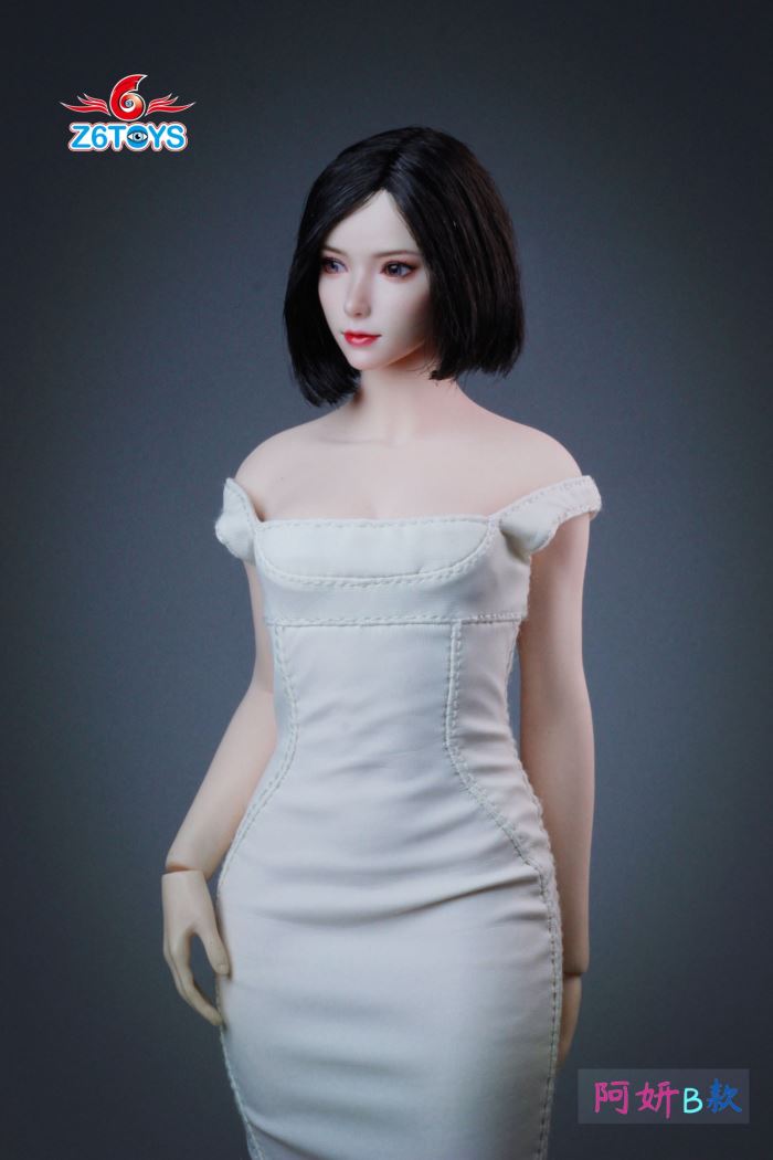 Asian youthful beauty head sculpture [ZC018] 1/6