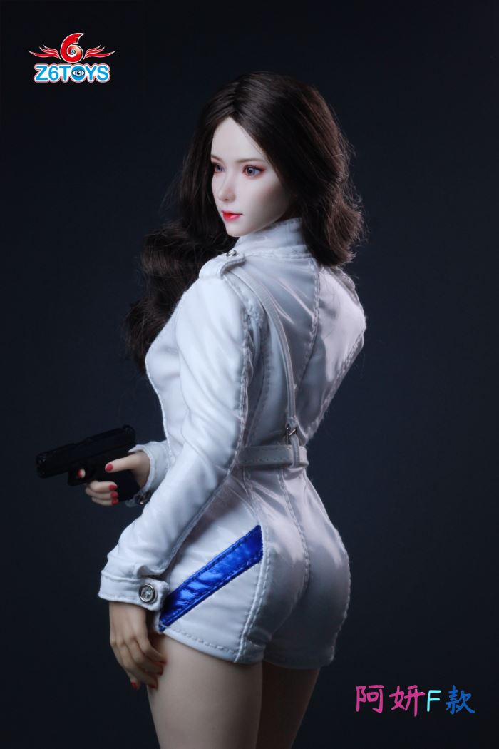 Asian youthful beauty head sculpture [ZC018] 1/6