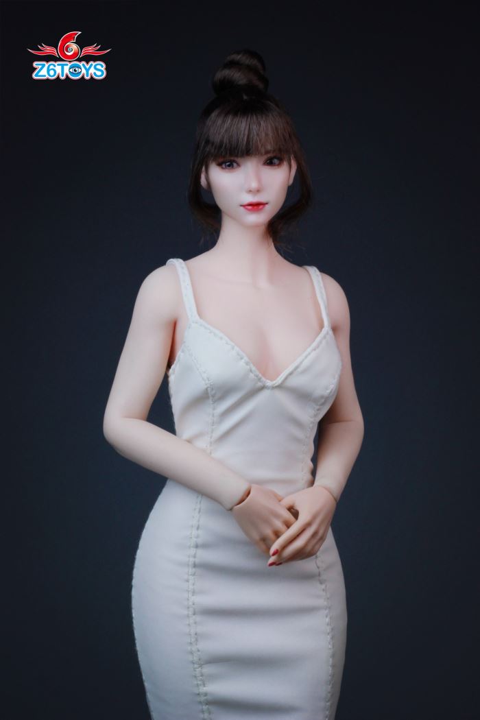 Asian youthful beauty head sculpture [ZC018] 1/6