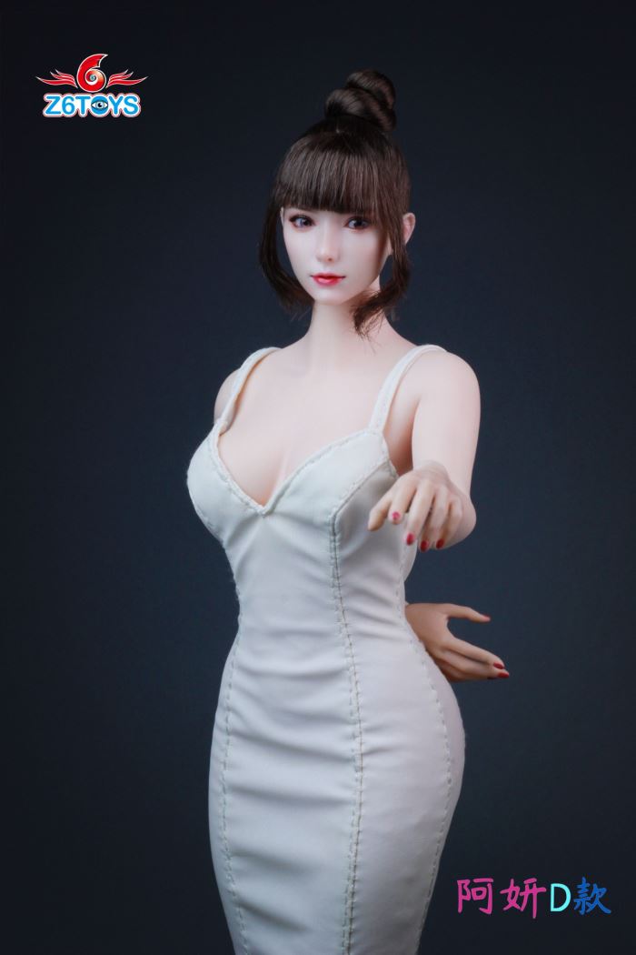 Asian youthful beauty head sculpture [ZC018] 1/6