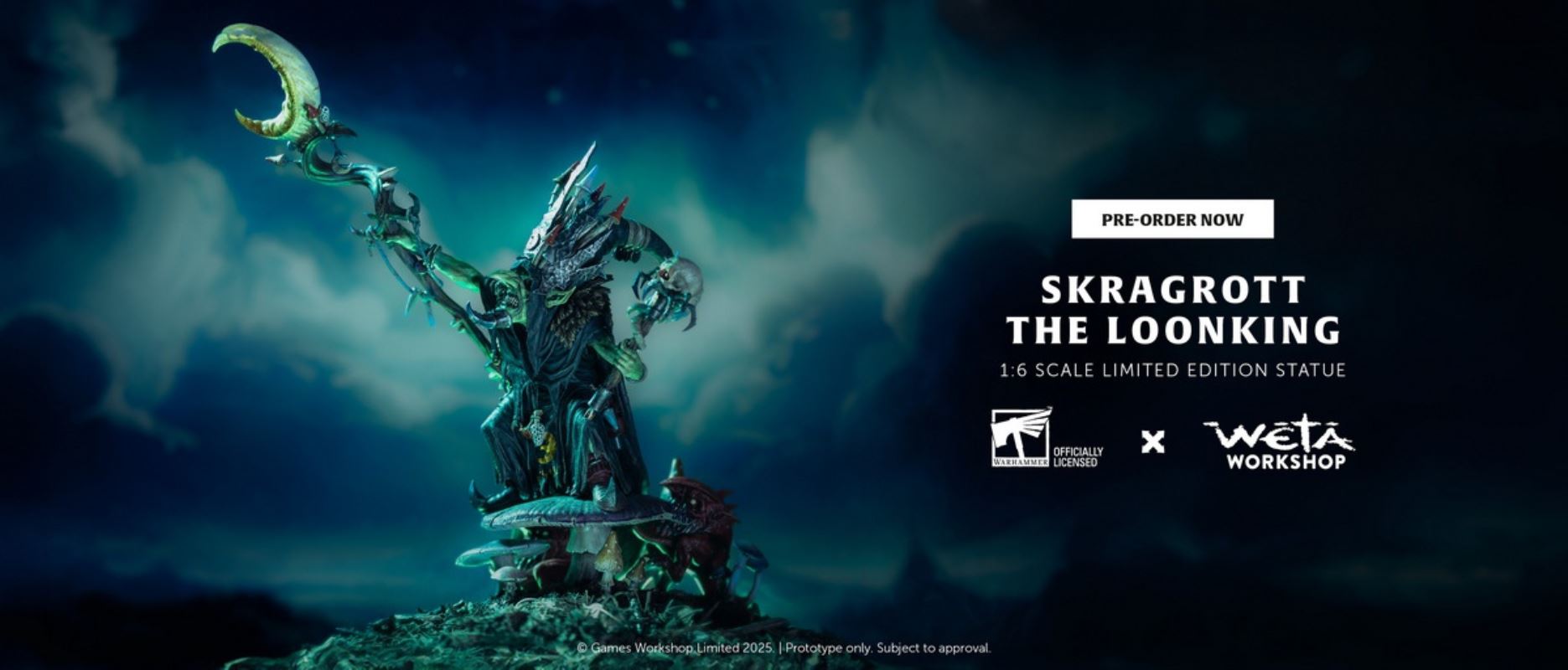 Warhammer Age of Sigmar - Skagrot Mad Moon King 1/6