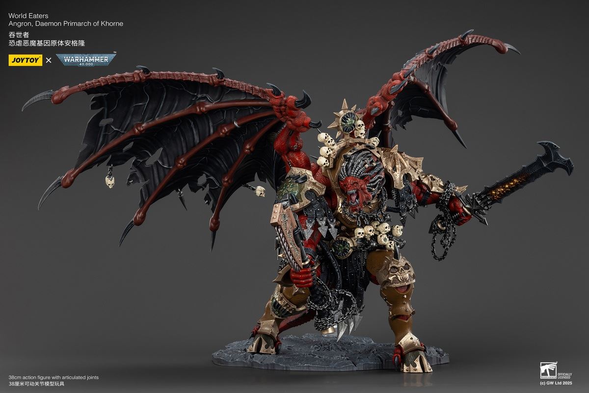 Warhammer 40K- World Eater Khorne Daemon Primarch Angron 1/18
