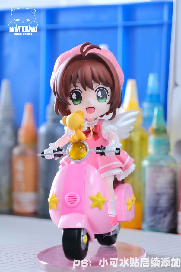 Cardcaptor Sakura riding Motorcycle
