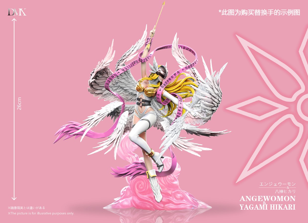 Angemon & Takeru & Angewomon & Kari - Digimon