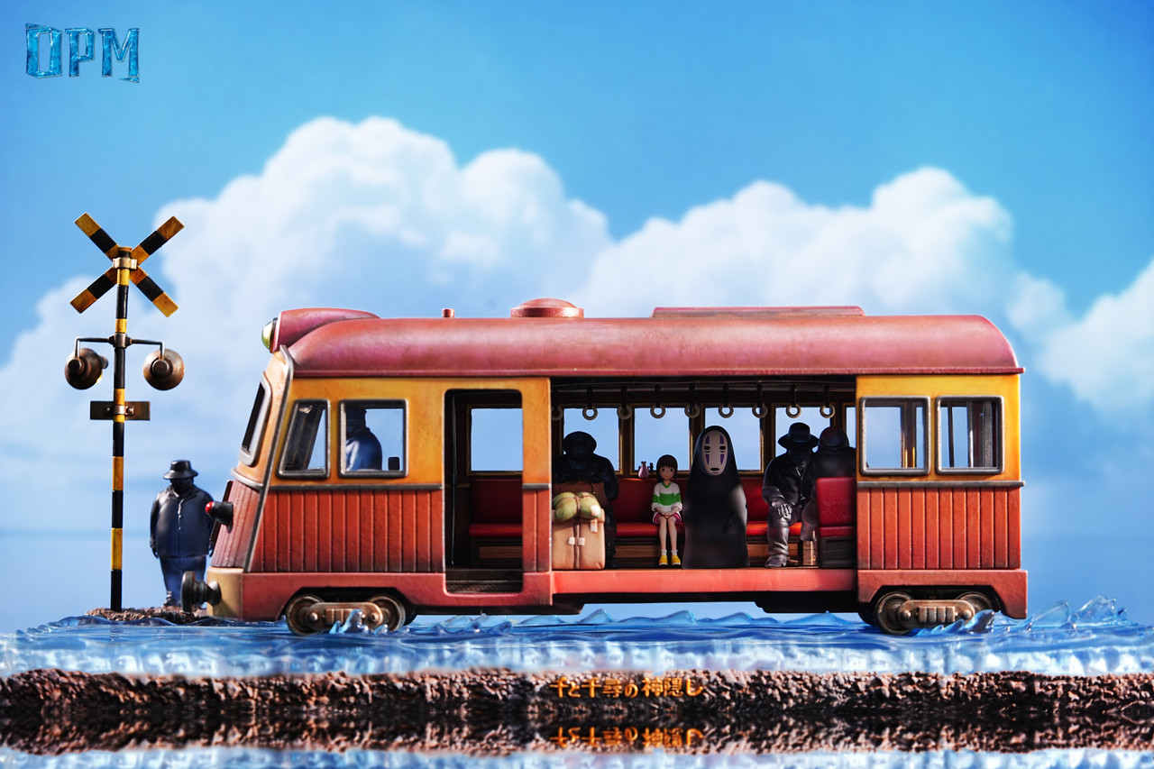 Bus on the sea - Spirited Away
