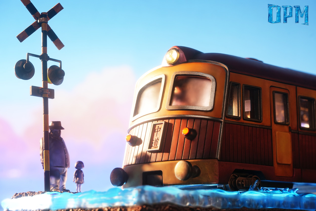 Bus on the sea - Spirited Away