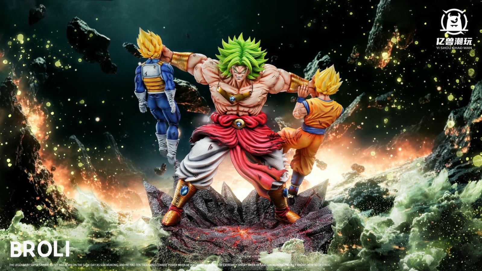 Broly VS Goku & Vegeta - Dragon Ball