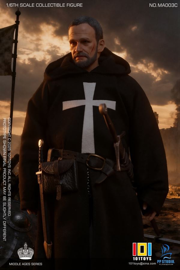 Heavenly Kingdom Dynasty Balian / Captain of the Guard / Hospital Knight & Warhorse 1/6