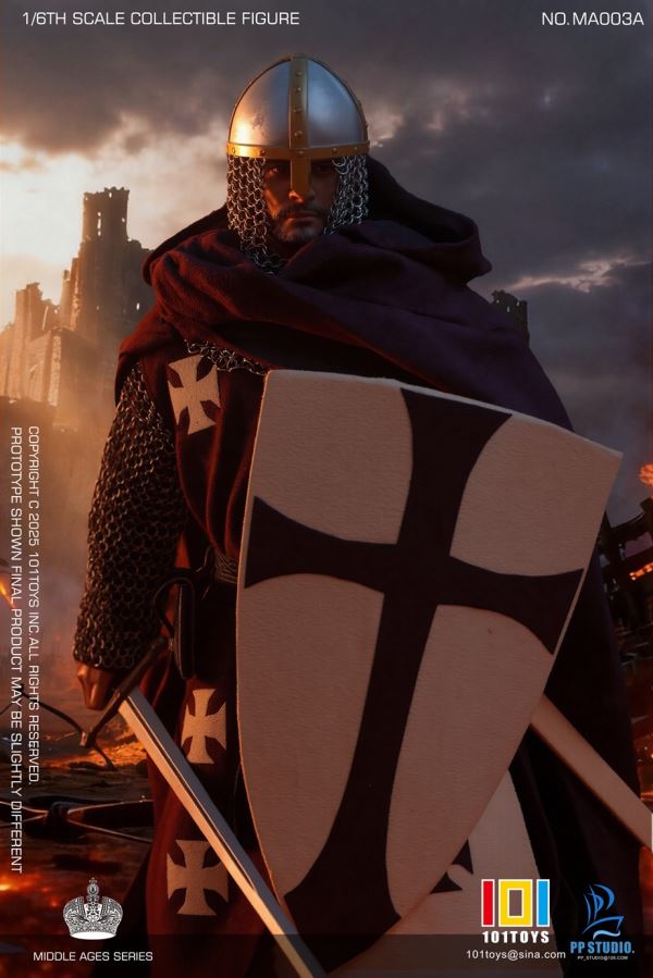 Heavenly Kingdom Dynasty Balian / Captain of the Guard / Hospital Knight & Warhorse 1/6