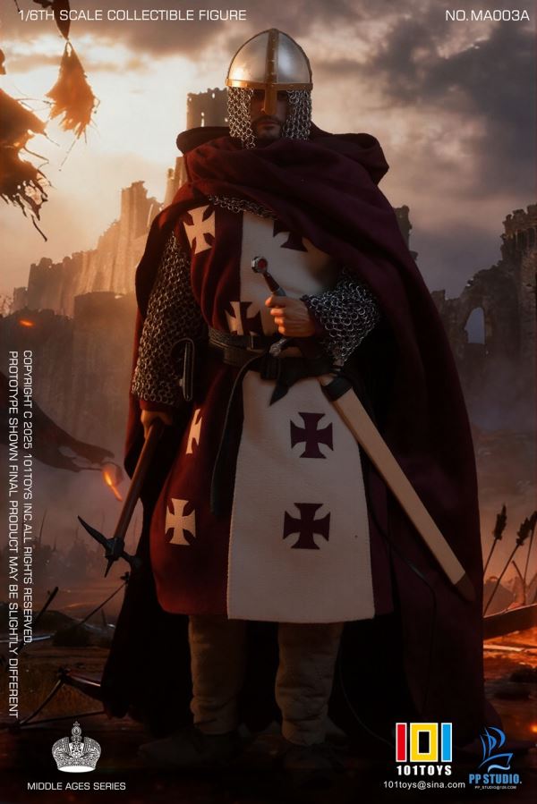 Heavenly Kingdom Dynasty Balian / Captain of the Guard / Hospital Knight & Warhorse 1/6