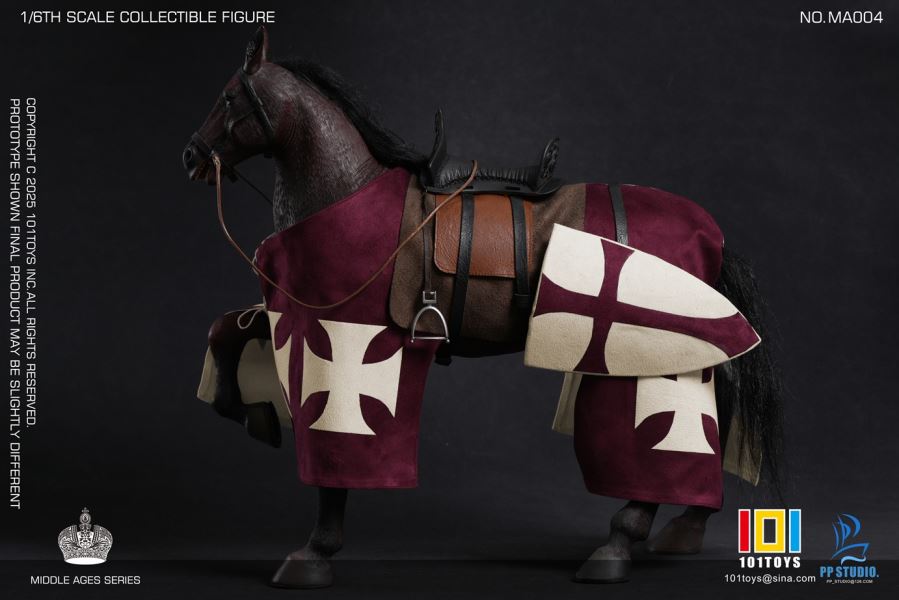 Heavenly Kingdom Dynasty Balian / Captain of the Guard / Hospital Knight & Warhorse 1/6