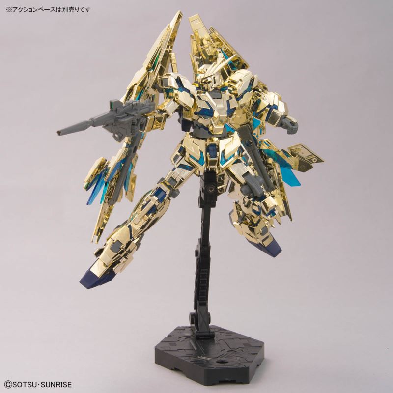 HG 1/144 Gundam Base Exclusive Unicorn Gundam Unit 3 Phenex (Destroy Mode) GOLD & SILVER COATING SET