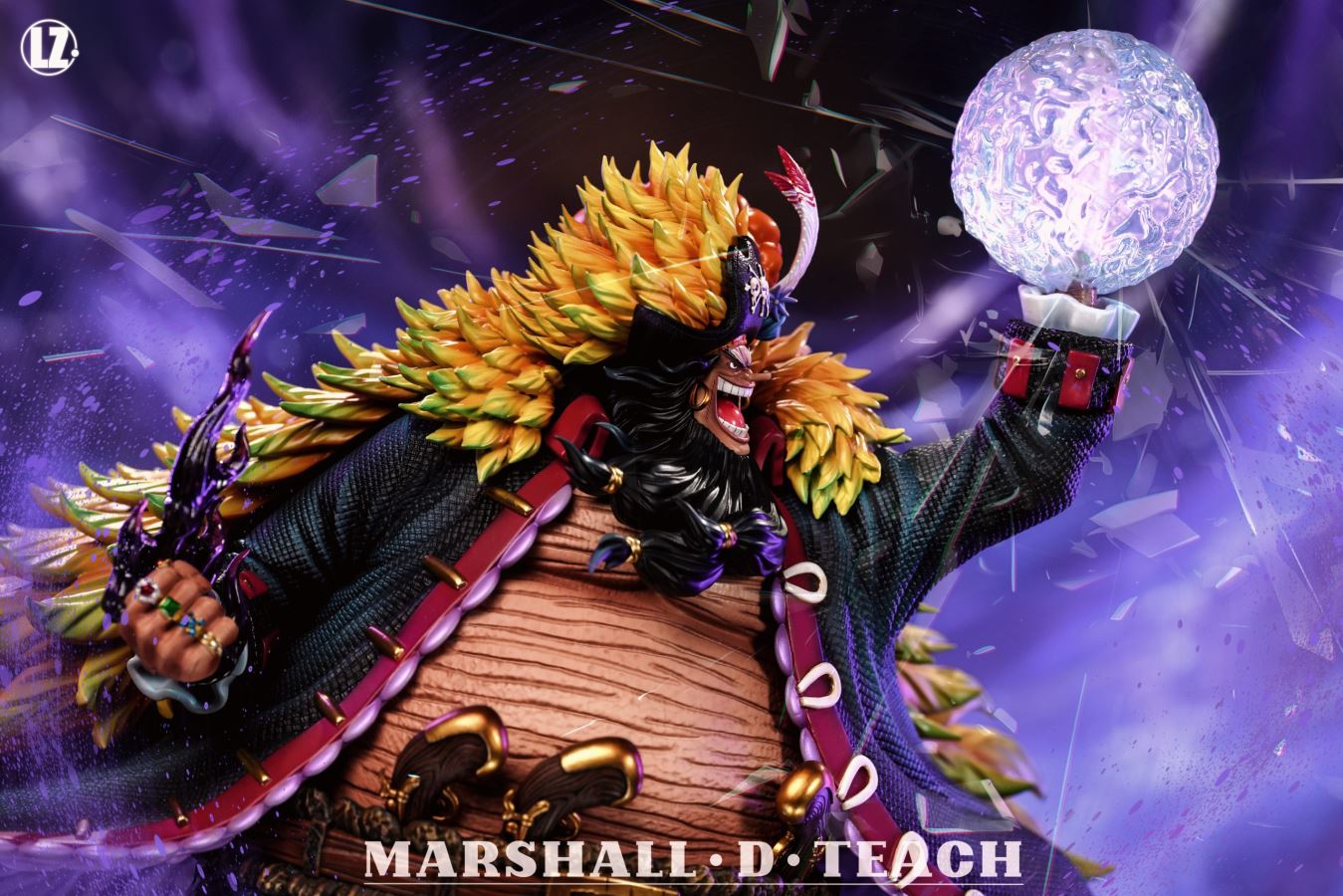 Two Years Later Blackbeard Marshall D. Teach - One Piece