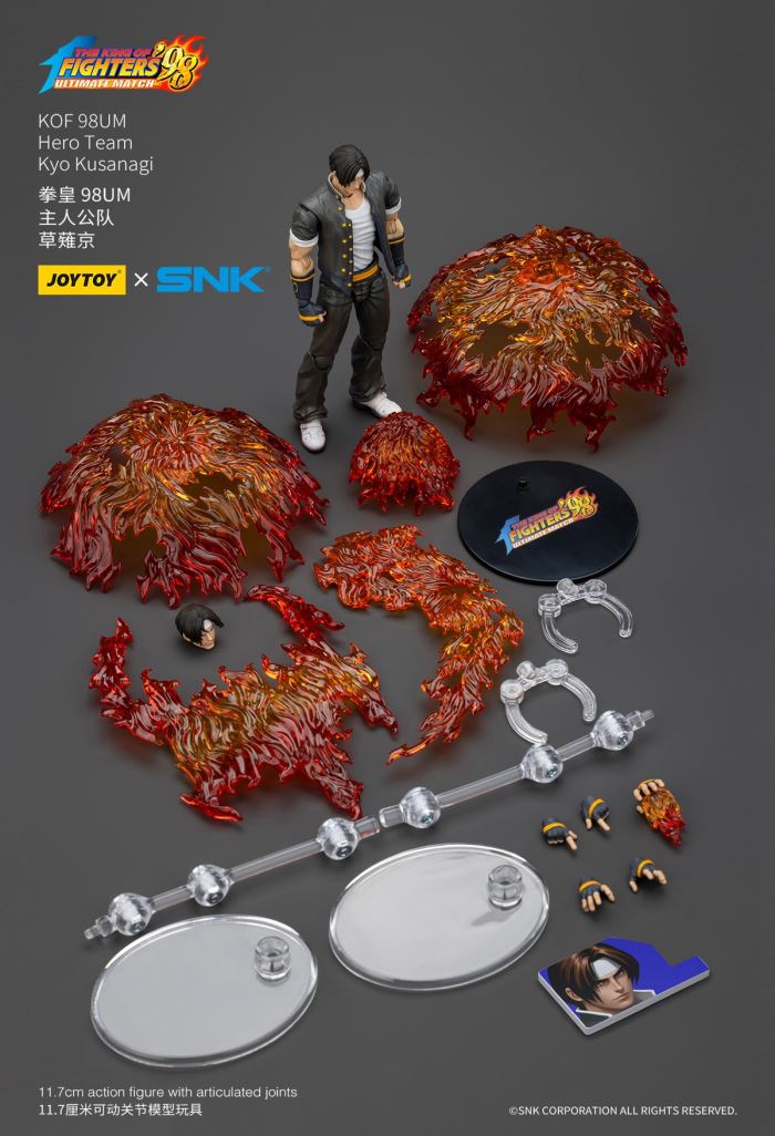 King of Fighters 98UM Protagonist Team - Kyo Kusanagi/Goro Daimon/Benmaku Nikaido 1/18