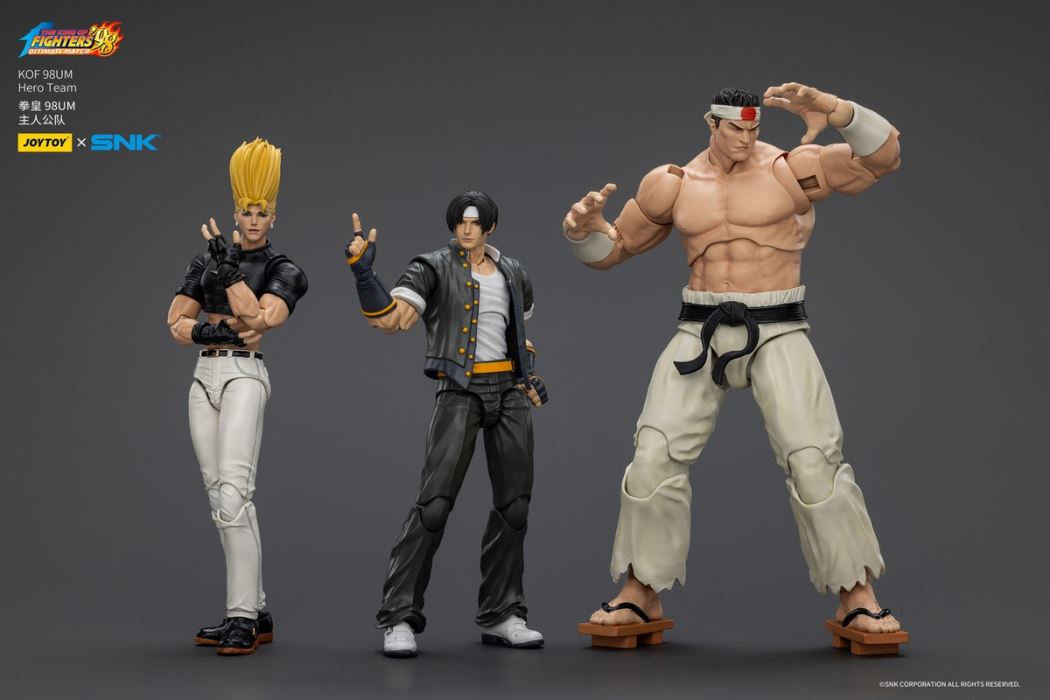 King of Fighters 98UM Protagonist Team - Kyo Kusanagi/Goro Daimon/Benmaku Nikaido 1/18