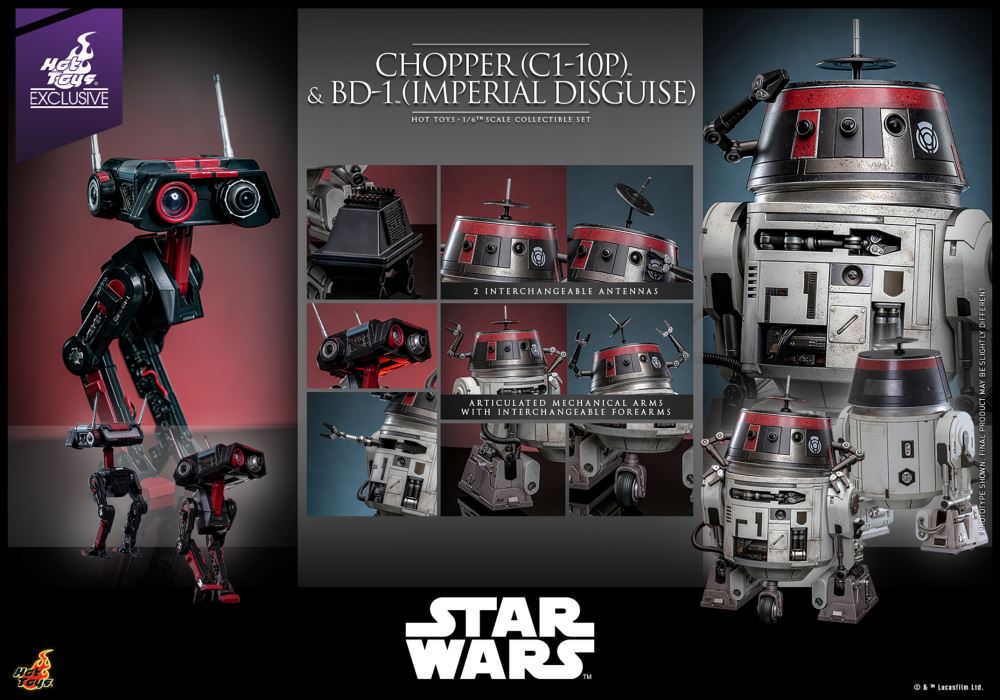 Chopper (C1-10P) & BD-1 (Imperial Disguise)