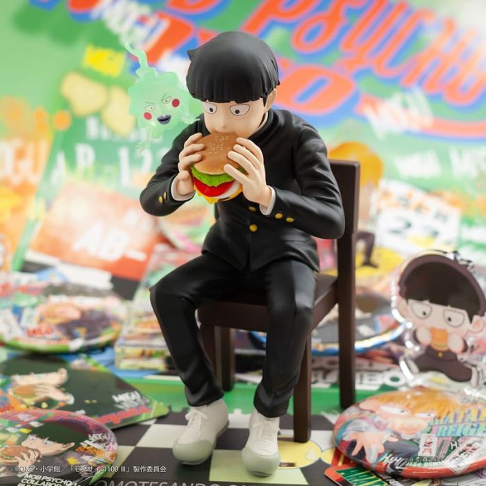 Mob Psycho 100 III x Bunbougu Cafe 2022 Figure Shigeo Kageyama & Dimple