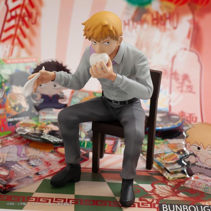Mob Psycho 100 III x Bunbougu Cafe 2022 Figure Shigeo Kageyama & Dimple