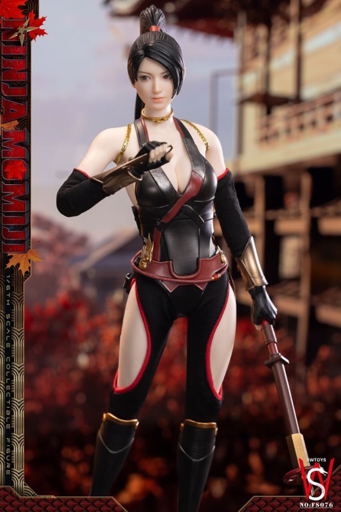 Black Red Leaf NINJA MOMIJI 1/6