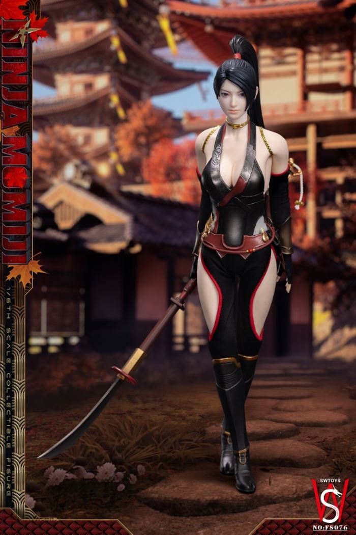 Black Red Leaf NINJA MOMIJI 1/6