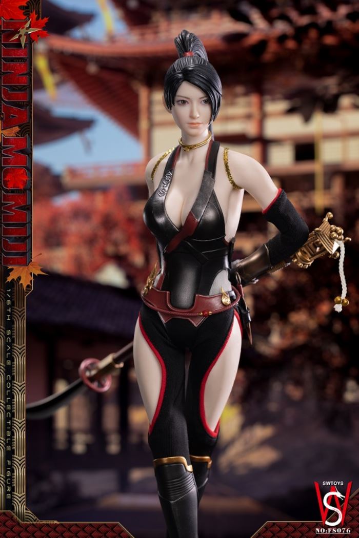 Black Red Leaf NINJA MOMIJI 1/6