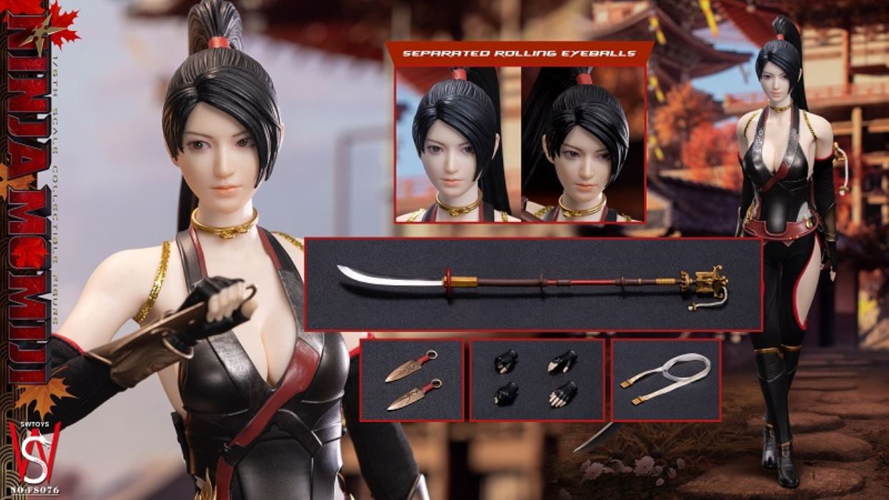 Black Red Leaf NINJA MOMIJI 1/6