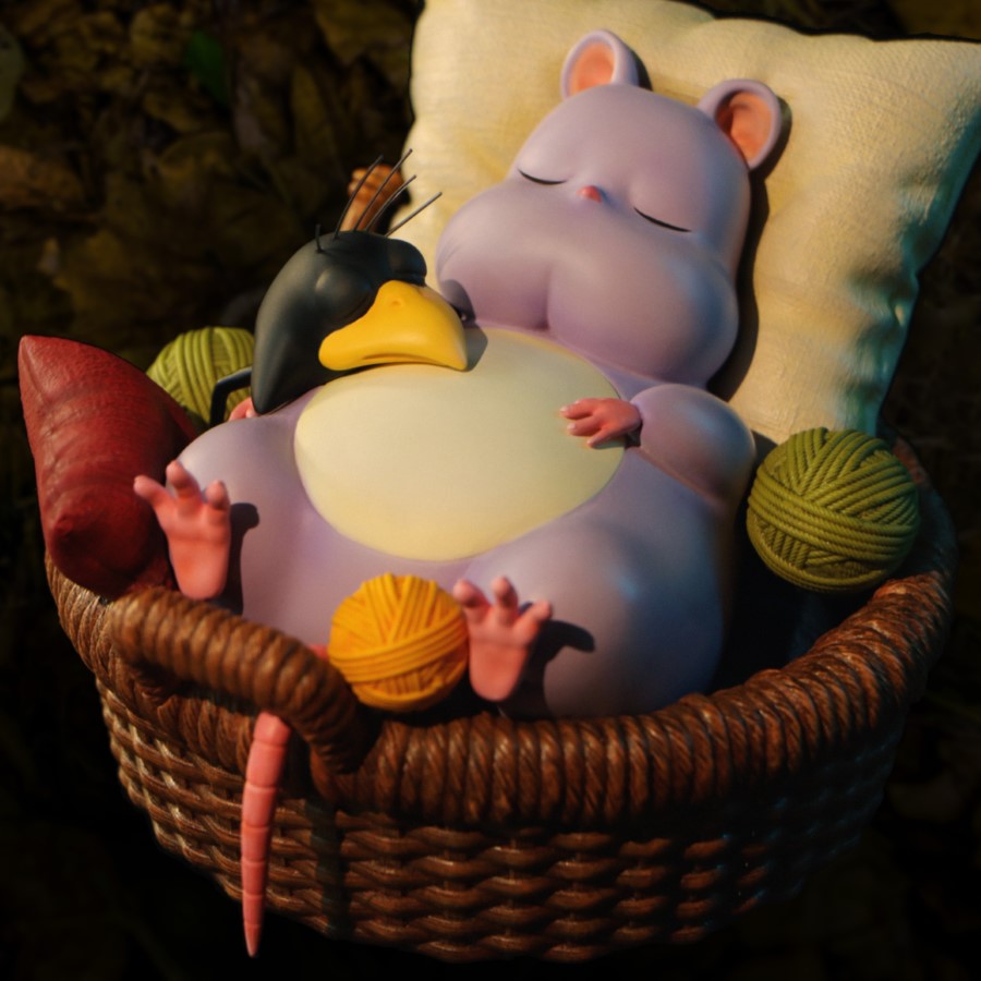 Boh Sleeping - Spirited Away Studio