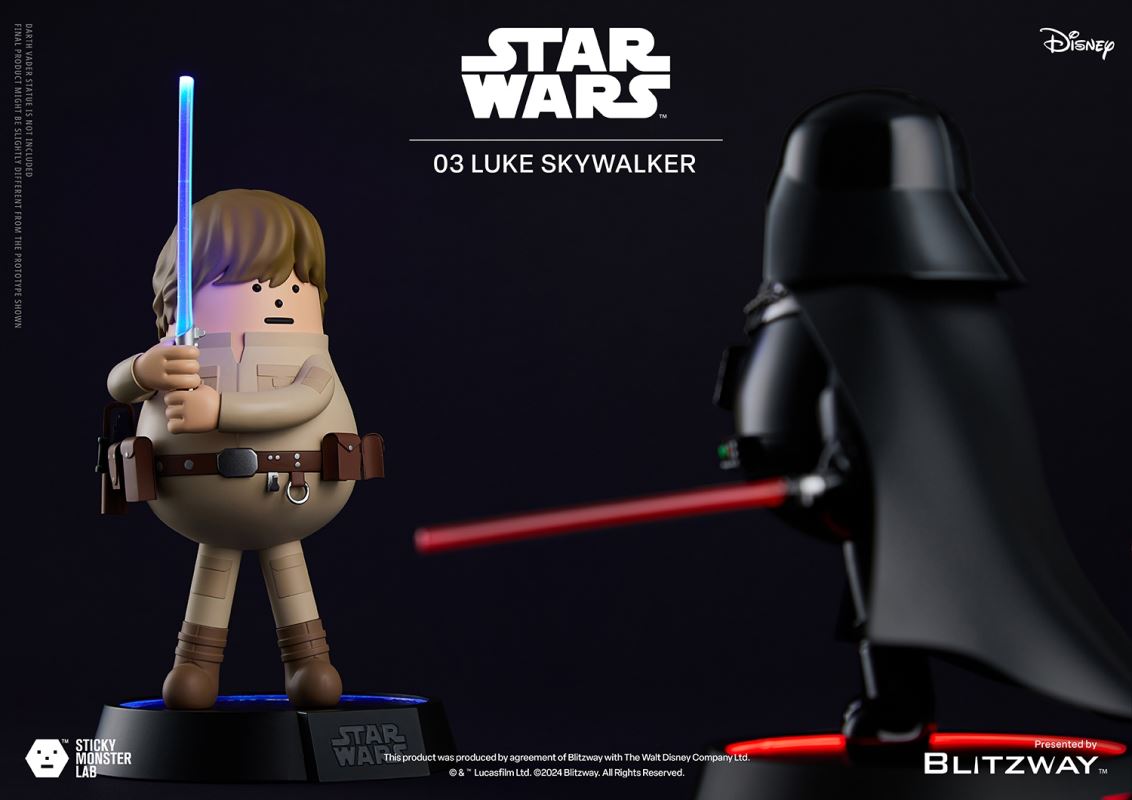 SML Star Wars Series - Luke [Standing Single] & Luke and Yoda [Seated Set]