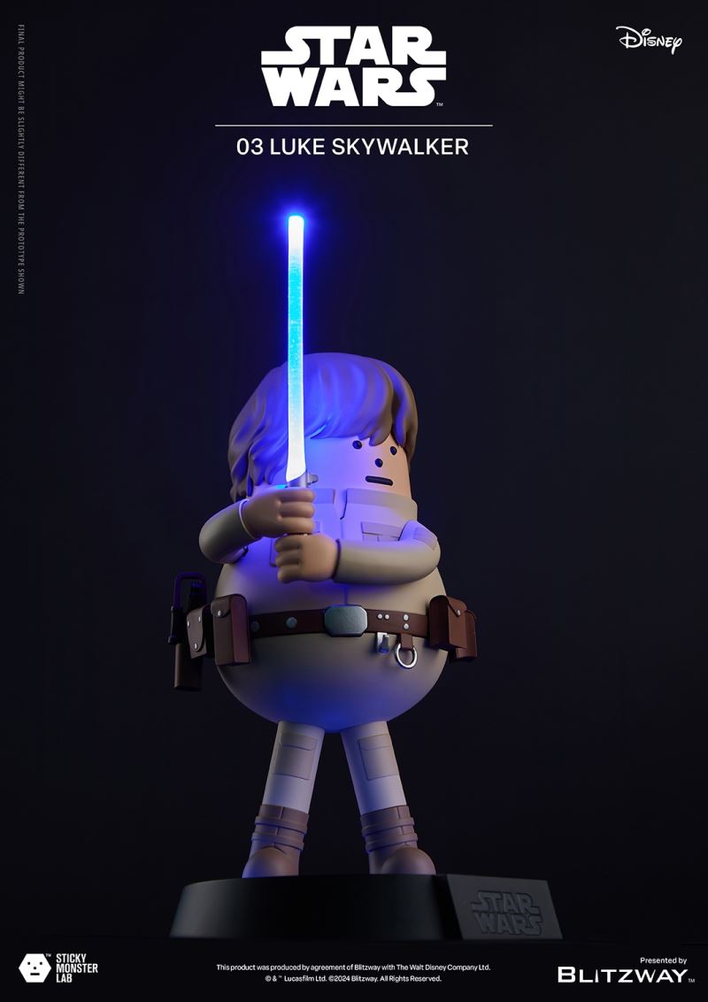 SML Star Wars Series - Luke [Standing Single] & Luke and Yoda [Seated Set]