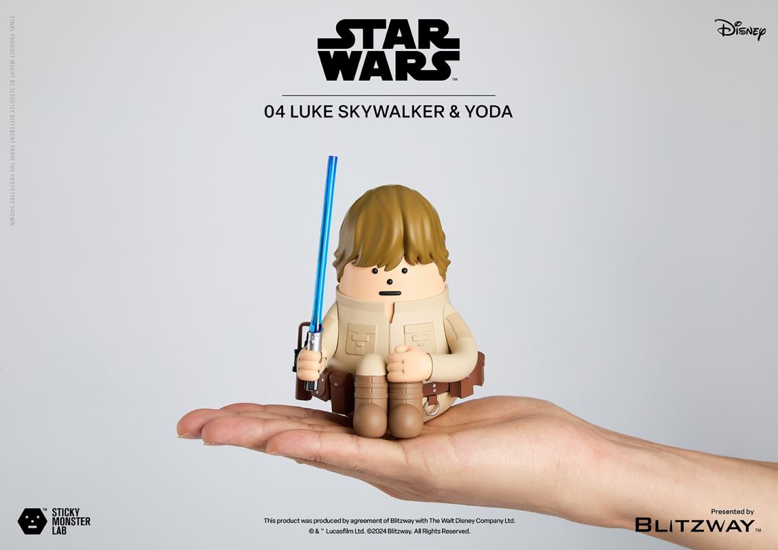 SML Star Wars Series - Luke [Standing Single] & Luke and Yoda [Seated Set]