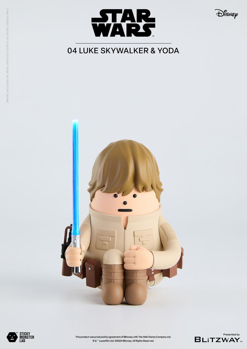 SML Star Wars Series - Luke [Standing Single] & Luke and Yoda [Seated Set]