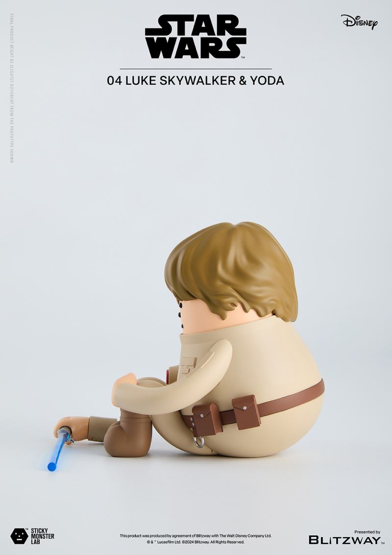 SML Star Wars Series - Luke [Standing Single] & Luke and Yoda [Seated Set]