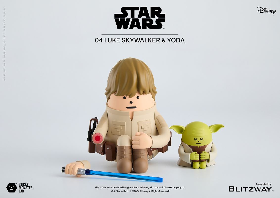 SML Star Wars Series - Luke [Standing Single] & Luke and Yoda [Seated Set]