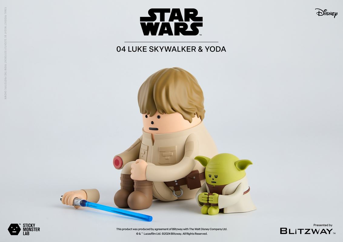 SML Star Wars Series - Luke [Standing Single] & Luke and Yoda [Seated Set]
