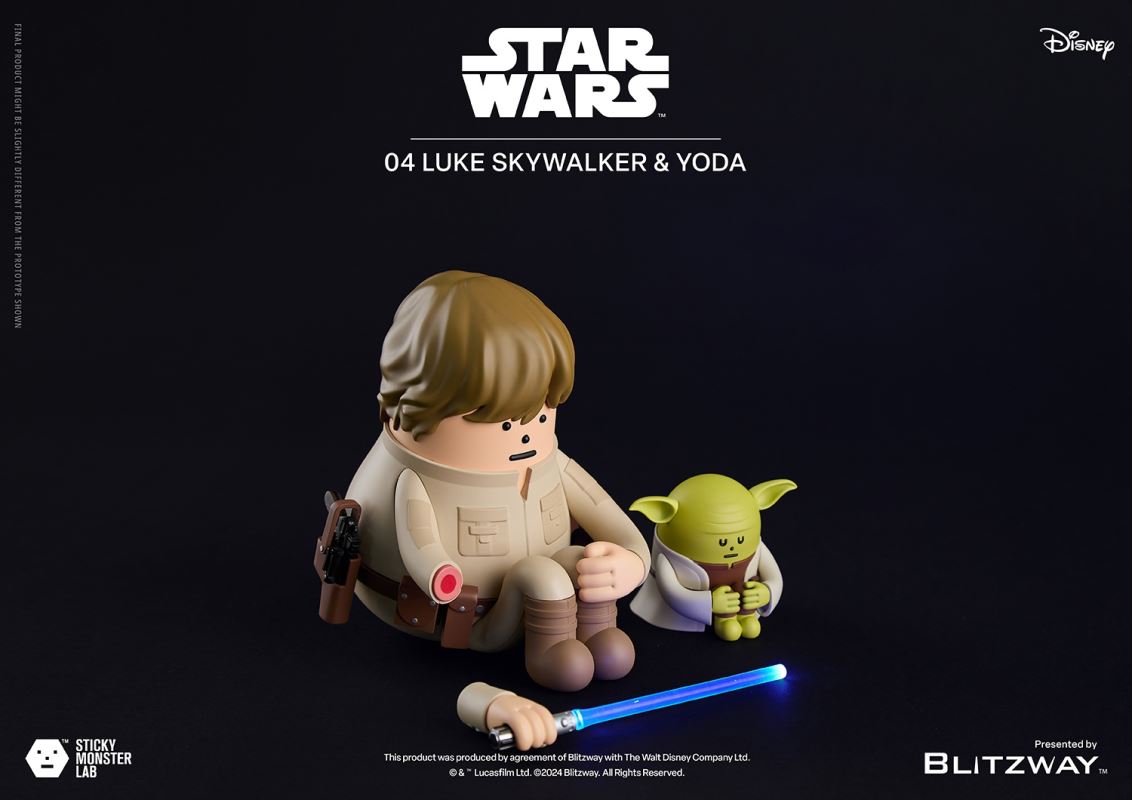 SML Star Wars Series - Luke [Standing Single] & Luke and Yoda [Seated Set]